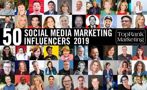The Top 50 Social Media Marketing Influencers in 2019