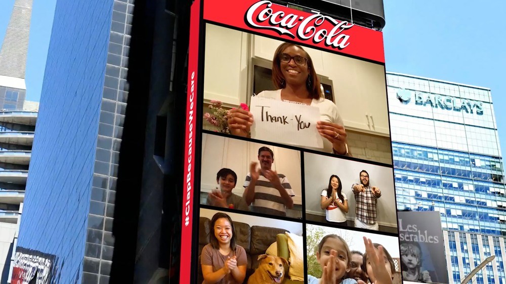 Coca-Cola goes dark to redeploy ad spending to supply healthcare workers