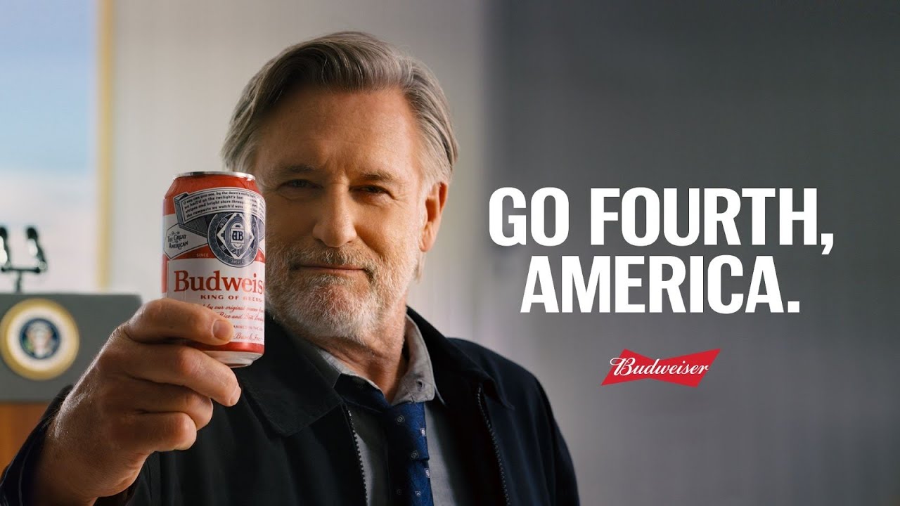 Budweiser partners Bill Pullman in their latest Independence Day ad